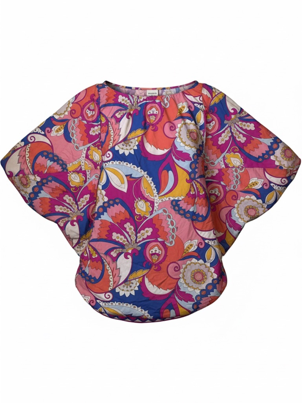 Trina Turk Sevilla Tunic Pink Multi Floral Paisley Women’s Size Medium